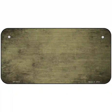 Gold Oil Rubbed Solid Metal Novelty License Plate 6" x 3" (BP)