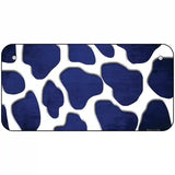 Blue White Giraffe Oil Rubbed Metal Novelty License Plate 6" x 3" (BP)