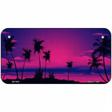 Sunset Pink Metal Novelty License Plate 6" x 3" (BP)