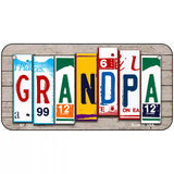 Grandpa Wood License Plate Art Novelty Metal License Plate 6" x 3" (BP)