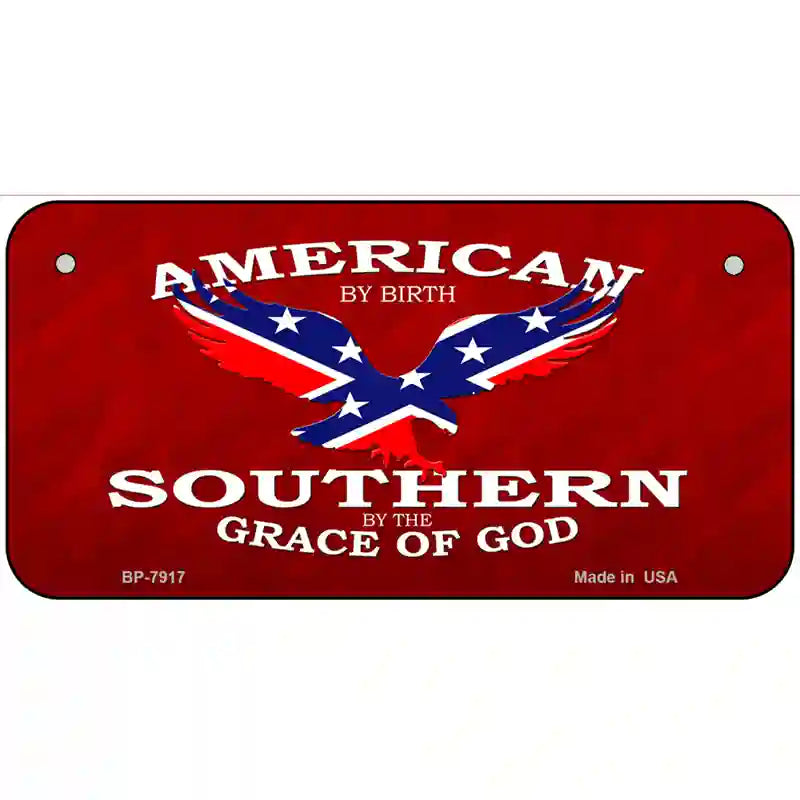 American By Birth Metal Novelty License Plate 6" x 3" (BP)