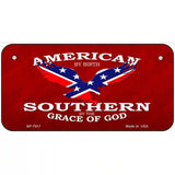 American By Birth Metal Novelty License Plate 6" x 3" (BP)