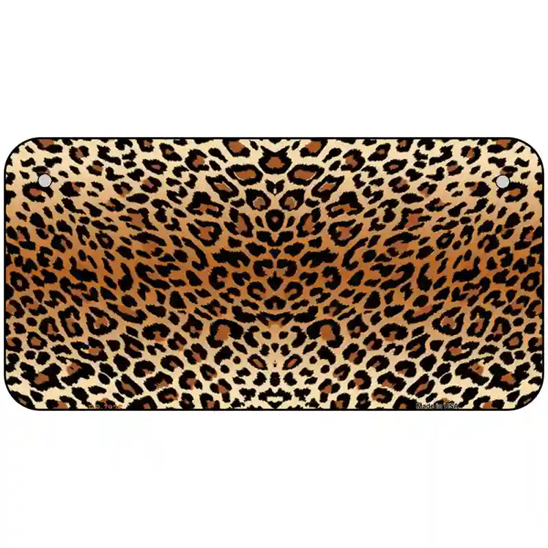 Cheetah Metal Novelty License Plate 6" x 3" (BP)