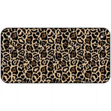 Leopard Metal Novelty License Plate 6" x 3" (BP)