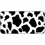 Cow Metal Novelty License Plate 6" x 3" (BP)