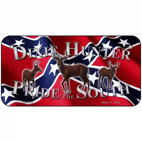 Pride Of The South Novelty Metal License Plate 6" x 3" (BP)