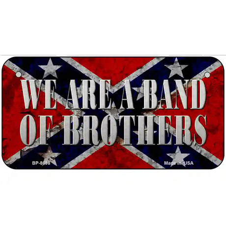 Band Of Brothers Novelty Metal License Plate 6" x 3" (BP)