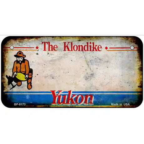 Yukon Rusty Novelty Metal License Plate 6" x 3" (BP)