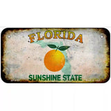 Florida Rusty Novelty Metal License Plate 6" x 3" (BP) / Yes