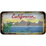 California Lake Tahoe Rusty Novelty Metal License Plate 6" x 3" (BP)