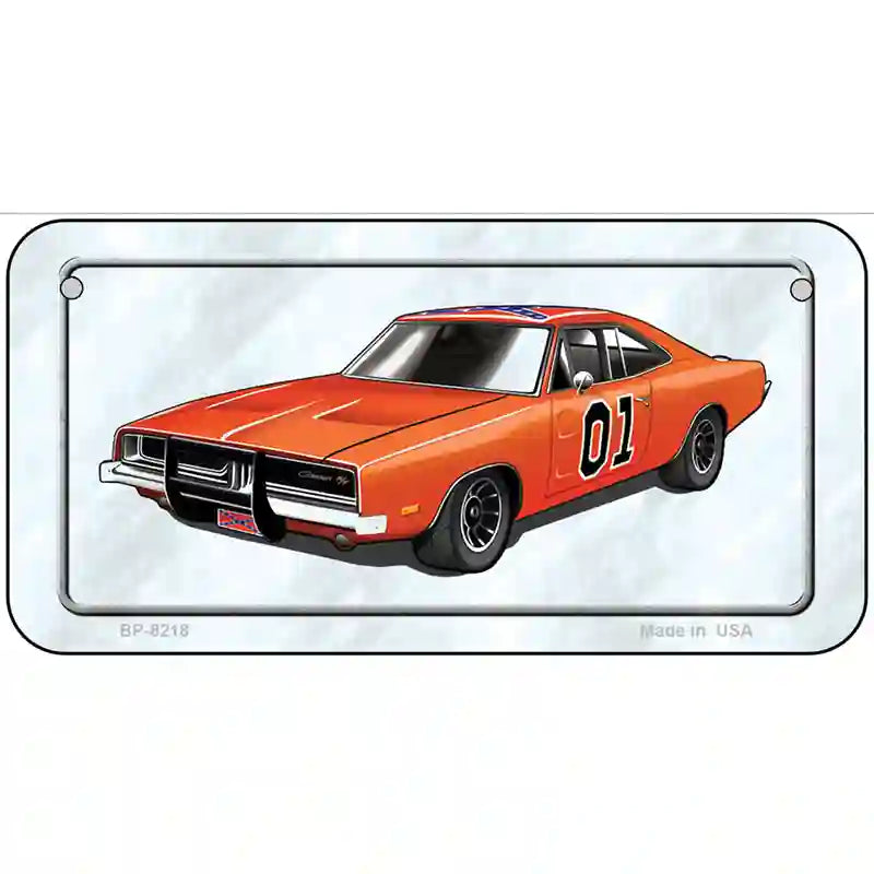 General Lee Novelty Metal License Plate 6" x 3" (BP)