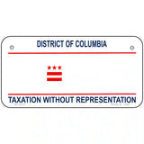 Taxation Without Representation Novelty Metal License Plate 6" x 3" (BP)