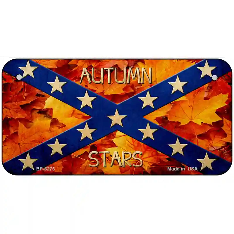 Autumn Stars Novelty Metal License Plate 6" x 3" (BP)