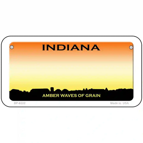 Indiana Novelty Metal License Plate LP-8332 6" x 3" (BP) / Yes