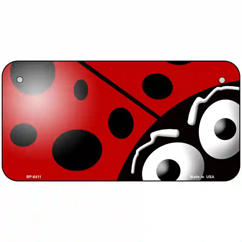 Lady Bug Metal Novelty License Plate