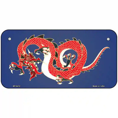 Dragon Novelty Metal License Plate 6" x 3" (BP)