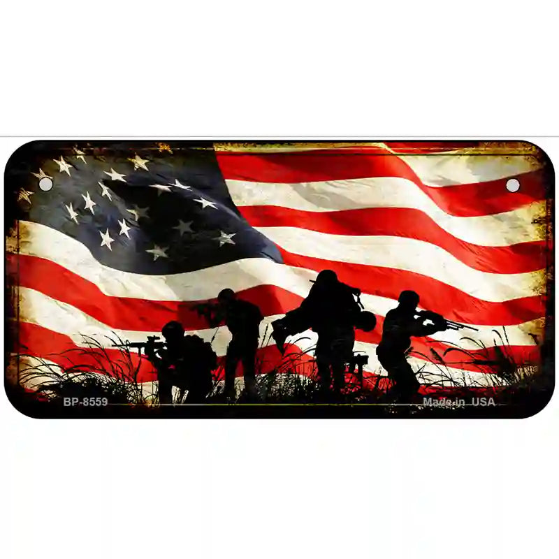 American Freedom Fighters Metal Novelty License Plate