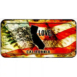 California Love Metal Novelty License Plate 6" x 3" (BP)