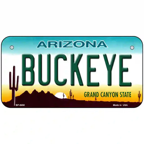 Buckeye Arizona Metal Novelty License Plate 6" x 3" (BP)