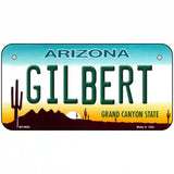 Gilbert Arizona Metal Novelty License Plate 6" x 3" (BP)