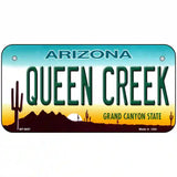 Queen Creek Arizona Metal Novelty License Plate 6" x 3" (BP)