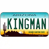 Kingman Arizona Metal Novelty License Plate 6" x 3" (BP)