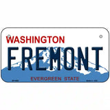 Fremont Washington Metal Novelty License Plate 6" x 3" (BP)