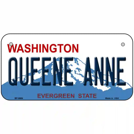 Queene Anne Washington Metal Novelty License Plate 6" x 3" (BP)