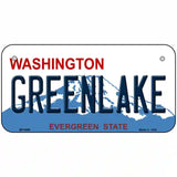 Greenlake Washington Metal Novelty License Plate 6" x 3" (BP)