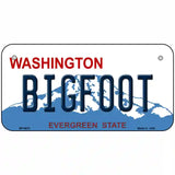 Bigfoot Washington Metal Novelty License Plate 6" x 3" (BP)