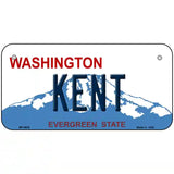 Kent Washington Metal Novelty License Plate 6" x 3" (BP)