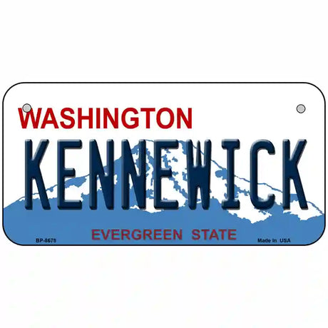 Kennewick Washington Metal Novelty License Plate 6" x 3" (BP)