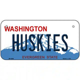 Huskies Washington Metal Novelty License Plate 6" x 3" (BP)