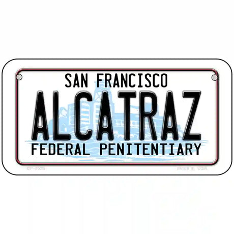 Alcatraz Metal Novelty License Plate 6" x 3" (BP)