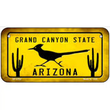 Arizona Grand Canyon State Metal Novelty License Plate