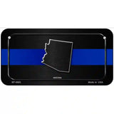 Arizona Thin Blue Line Metal Novelty License Plate 6" x 3" (BP)