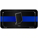 Indiana Thin Blue Line Metal Novelty License Plate