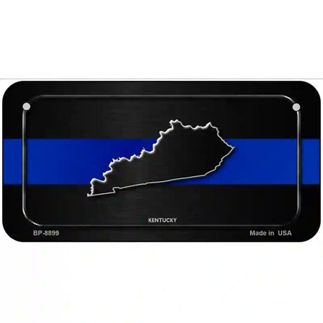 Kentucky Thin Blue Line Metal Novelty License Plate 6" x 3" (BP)