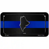 Maine Thin Blue Line Metal Novelty License Plate 6" x 3" (BP)