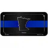 Minnesota Thin Blue Line Metal Novelty License Plate 6" x 3" (BP)