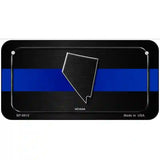 Nevada Thin Blue Line Metal Novelty License Plate 6" x 3" (BP)