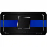 New Mexico Thin Blue Line Metal Novelty License Plate 6" x 3" (BP)