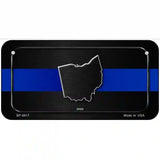 Ohio Thin Blue Line Metal Novelty License Plate