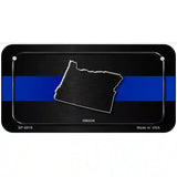 Oregon Thin Blue Line Metal Novelty License Plate 6" x 3" (BP)