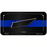 Tennessee Thin Blue Line Metal Novelty License Plate 6" x 3" (BP)