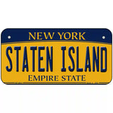 Staten Island New York Metal Novelty License Plate