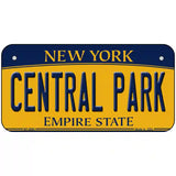 Central Park New York Metal Novelty License Plate