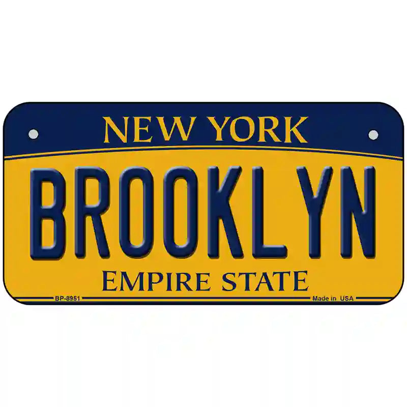 Brooklyn New York Metal Novelty License Plate