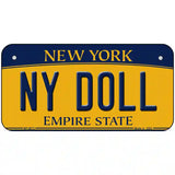 NY Doll New York Metal Novelty License Plate 6" x 3" (BP)