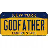 Godfather New York Metal Novelty License Plate